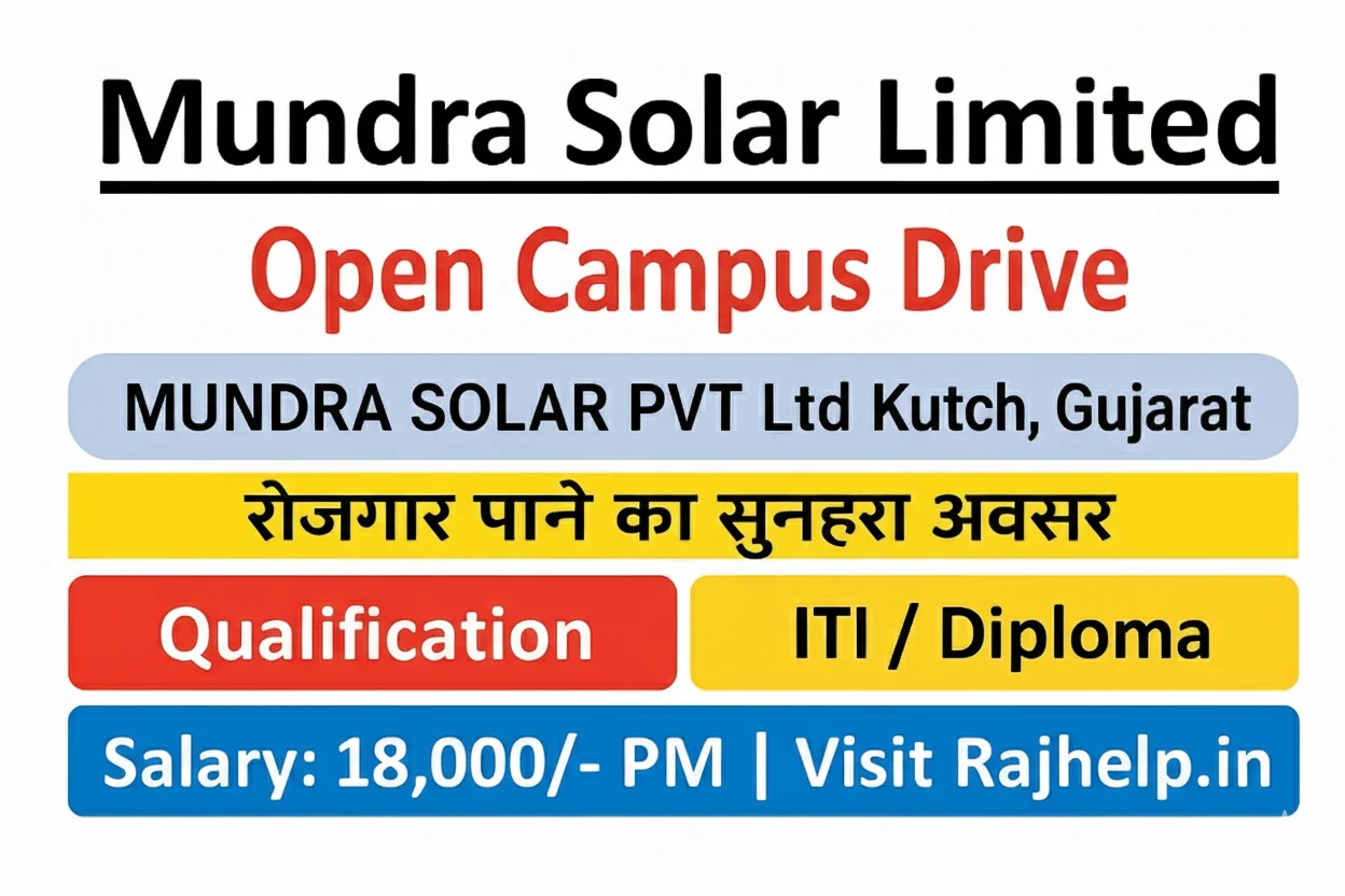 Mundra Solar Recruitment 2025