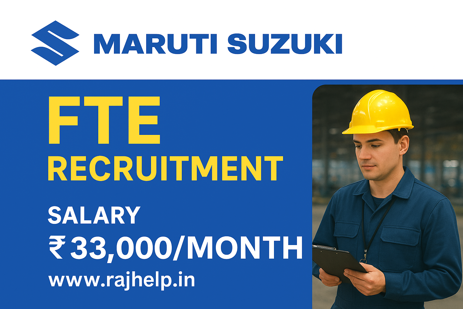 Maruti Suzuki FTE Recruitment 2025